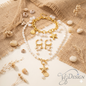 Coastal Charm Fashion Jewelry Set – Necklace, Bracelet & Earrings