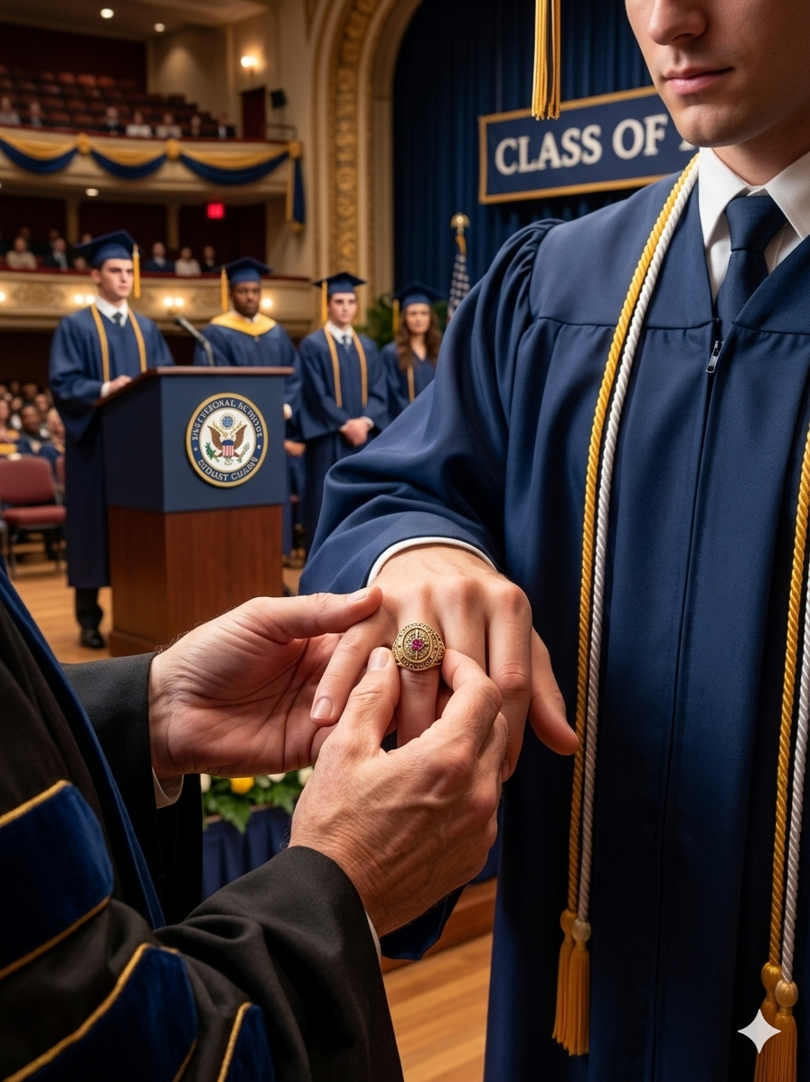 Custom Coast Guard Class Ring