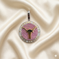 Custom Frank Dobie School Silver Ring Pendant